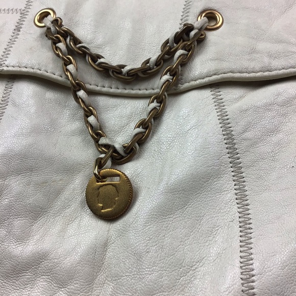 M A Y L E Jeanne Chain Handle Leather Shoulder Bag - Picture 2 of 4